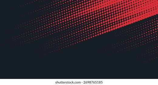 Rasterpunkte rot und blau Farbmuster Farbverlauf farbigen Textur Hintergrund. Dot Pop Art Comic Sport Stil Vektorgrafik. farbige Vektorpunkte. 10 EPS
