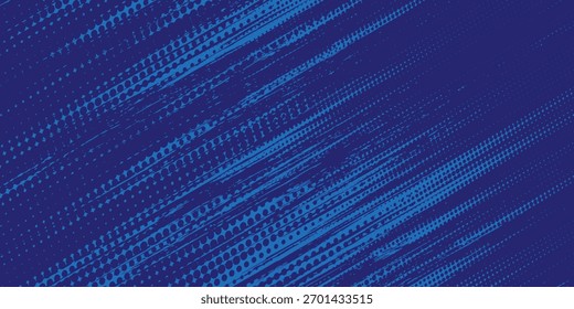 Halftone dots red and blue color pattern gradient grunge texture background. Dot pop art comic sport style vector illustration. grunge vector dots . eps 10
