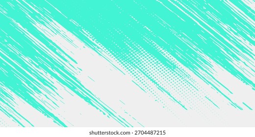 Fondo de textura grunge de gradiente de patrón de color rojo y azul con puntos de semitono. Ilustración vectorial de estilo deportivo de cómic de arte pop de puntos. puntos de Vector grunge. eps 10
