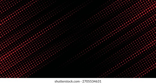 Halftone dots red and blue color pattern gradient grunge texture background. Dot pop art comic sport style vector illustration. modern background