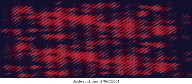 Fondo de textura grunge de gradiente de patrón de color rojo y azul con puntos de semitono. Ilustración vectorial de estilo deportivo de cómic de arte pop de puntos. puntos de Vector grunge.