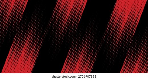 Halftone dots red and blue color pattern gradient grunge texture background. Dot pop art comic sport style vector illustration. modern background