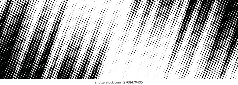 Fondo de textura grunge de gradiente de patrón de color rojo y azul con puntos de semitono. Ilustración vectorial de estilo deportivo de cómic de arte pop de punto. fondo moderno