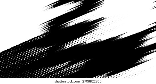 Halftone dots red and blue color pattern gradient grunge texture background. Dot pop art comic sport style vector illustration. grunge vector dots . eps 10
