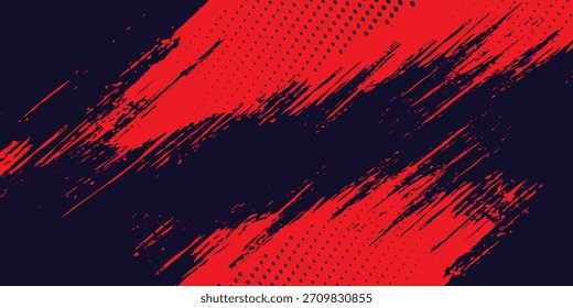 Rasterpunkte rot und blau Farbmuster Farbverlauf farbigen Textur Hintergrund. Dot Pop Art Comic Sport Stil Vektorgrafik. farbige Vektorpunkte. 10 EPS
