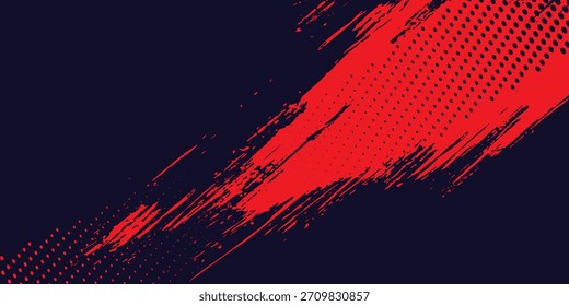 Rasterpunkte rot und blau Farbmuster Farbverlauf farbigen Textur Hintergrund. Dot Pop Art Comic Sport Stil Vektorgrafik. farbige Vektorpunkte. 10 EPS