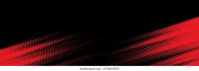 Halftone dots red and blue color pattern gradient grunge texture background. Dot pop art comic sport style vector illustration. modern background