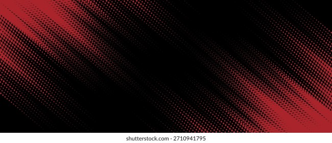 Halftone dots red and blue color pattern gradient grunge texture background. Dot pop art comic sport style vector illustration. modern background

