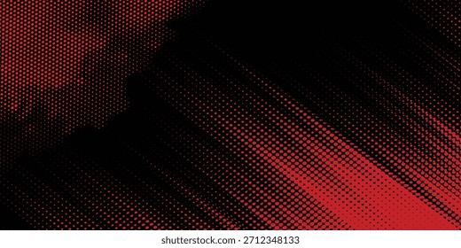 Meio-tom pontos vermelho e azul cor padrão gradiente gradiente fundo textura grunge. eps 10 abstrato.