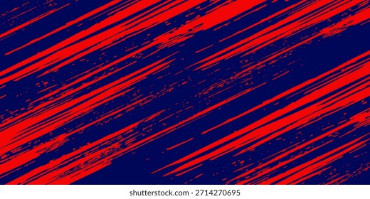 Halftone dots red and blue color pattern gradient grunge texture background. sport vector