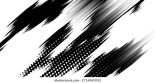 Halftone dots red and blue color pattern gradient grunge texture background. Dot pop art comic sport style vector illustration. grunge vector dots . eps 10
