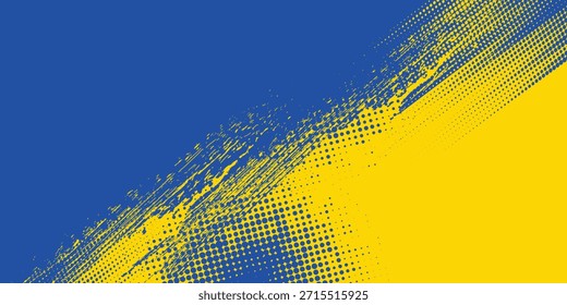 Halftone dots red and blue color pattern gradient grunge texture background. Dot pop art comic sport style vector illustration. grunge vector dots . eps 10
