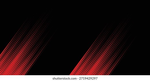 Meio-tom pontos vermelho e azul cor padrão gradiente gradiente textura fundo. Ponto pop arte cômico estilo esporte ilustração vetorial. fundo moderno