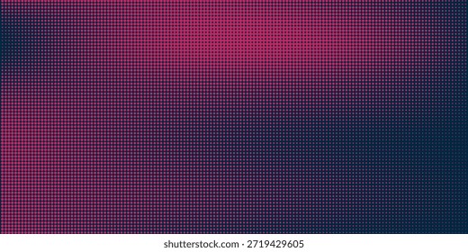 Rasterpunkte rot und blau Farbmuster Farbverlauf farbigen Textur Hintergrund. Dot Pop Art Comic Sport Stil Vektorgrafik. moderner Hintergrund