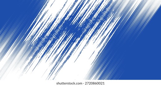Rasterpunkte rot und blau Farbmuster Farbverlauf farbigen Textur Hintergrund. Dot Pop Art Comic Sport Stil Vektorgrafik. farbige Vektorpunkte. 10 EPS
