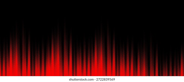 Meio-tom pontos vermelho e azul cor padrão gradiente gradiente textura fundo. ilustração do vetor do estilo do esporte da arte pop.