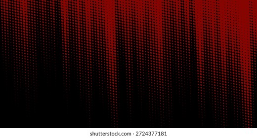 Fondo de textura grunge de gradiente de patrón de color rojo y azul con puntos de semitono. Ilustración vectorial de estilo deportivo de cómic de arte pop de punto. fondo moderno	