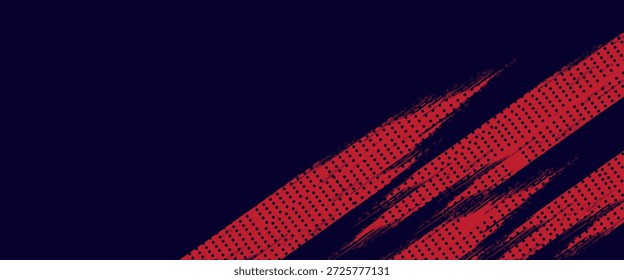 Halftone dots red and blue color pattern gradient grunge texture background. Dot pop art comic sport style vector illustration. grunge vector dots.

