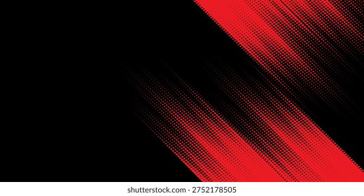 Halftone dots red and blue color pattern gradient grunge texture background. Dot pop art comic sport style vector illustration.	