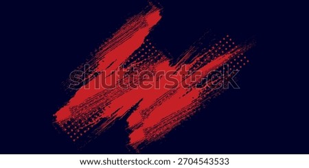 Halftone dots red and blue color pattern gradient grunge texture background. Dot pop art comic sport style vector illustration. grunge