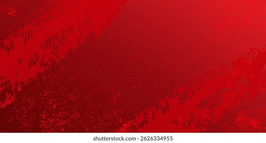Halftone dots red  color pattern gradient grunge texture background. Dot pop art comic sport style vector illustration. grunge vector dots	