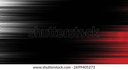 Halftone dots red and white on dark color gradient grunge texture background. Modern grunge design. Simple grunge sporty style. Vector eps 10.