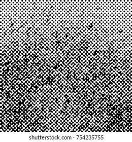 Halftone dots retro background Grunge style old ancient black and white vector texture template. antique dirty background. scratched cracked surface. vector abstract retro illustration.aged texture. 