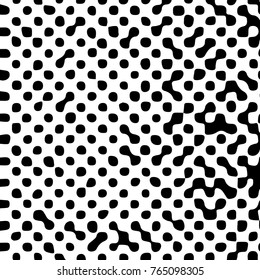 Halftone dots retro background Grunge style old ancient black and white vector texture template. antique dirty background. scratched cracked surface. vector abstract retro illustration.aged texture.