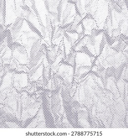 halftone dots with streaky texture and white background