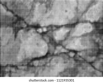 Halftone dots texture background - abstract stock vector template  
