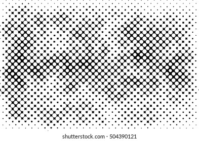 Halftone dots texture background - abstract stock vector template