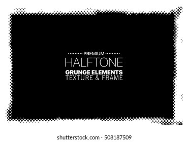 Halftone dots texture background - abstract stock vector template