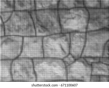 Halftone dots texture background - abstract stock vector template