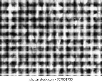 Halftone dots texture background - abstract stock vector template