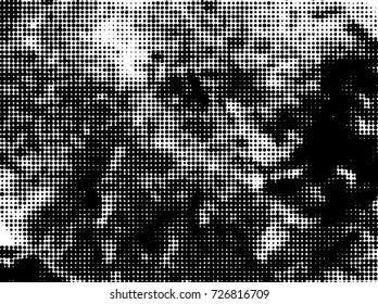 Halftone dots texture background - abstract stock vector template