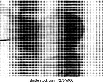 Halftone dots texture background - abstract stock vector template
