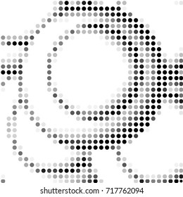 Halftone dots texture background. Spotted vector Abstract Texture
