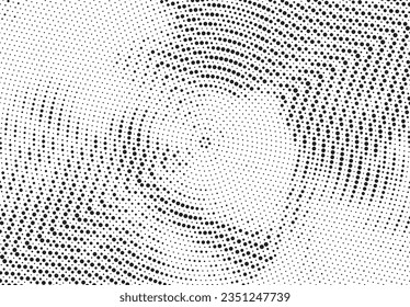 Halftone dots Textur. Grunge-Effekt auf halbem Hintergrund. Grunge Halftone Punkte Vektorstrukturhintergrund.
