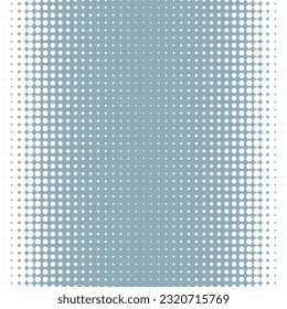 Textura de puntos de semitono. Patrón vector de semitono blanco sobre azul.