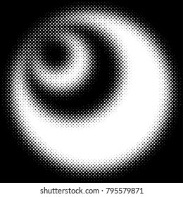 halftone dots vector