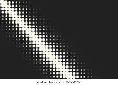 Halftone dots. Vector black and white circles halftone background. Geometric vintage monochrome fade wallpaper. MInimal abstract graphic backdrop. Pop art print. Dotted geometric retro pattern.