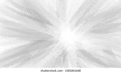 halftone dots vector illustration on white background from digital paint