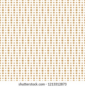 Halftone Dots Vector Pattern. Retro Style Background Texture.