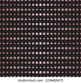 Halftone Dots Vector Pattern. Retro Style Background. Parametric Circle Texture.