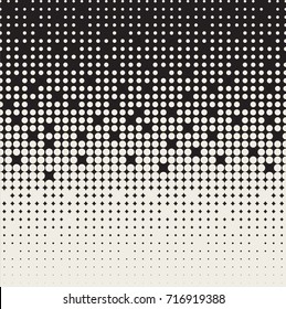 Halftone Dots Vector Pattern. Retro Style Background. Parametric Circle Texture.