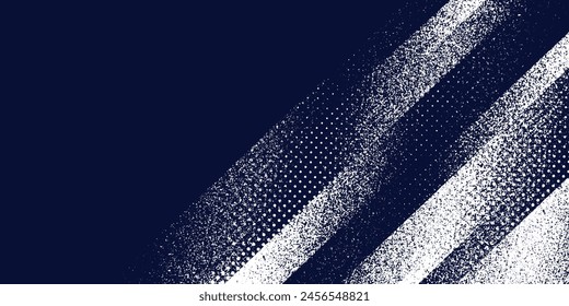 Puntos de semitono blanco y azul patrón de color gradiente textura de fondo grunge