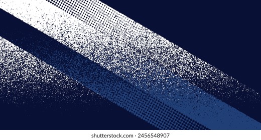 Halftone dots white and blue color pattern gradient grunge texture background