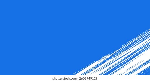 Halftone dots white and blue color pattern gradient grunge texture background. Dot pop art comic sport style vector illustration. grunge vector dots . eps 10
