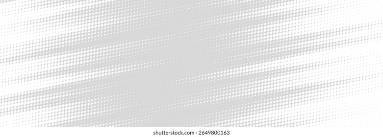 Halftone dots white color pattern gradient grunge texture background. Dot pop art comic sport style vector illustration. modern background	
