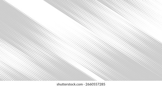 Fondo de textura grunge de gradiente de patrón de color blanco de puntos semitono. Ilustración vectorial de estilo deportivo de cómic de arte pop de punto. fondo moderno